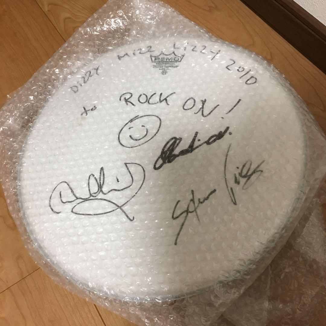 dizzy mizz lizzy サイン入りドラムヘッド fm802当選品 R114748908