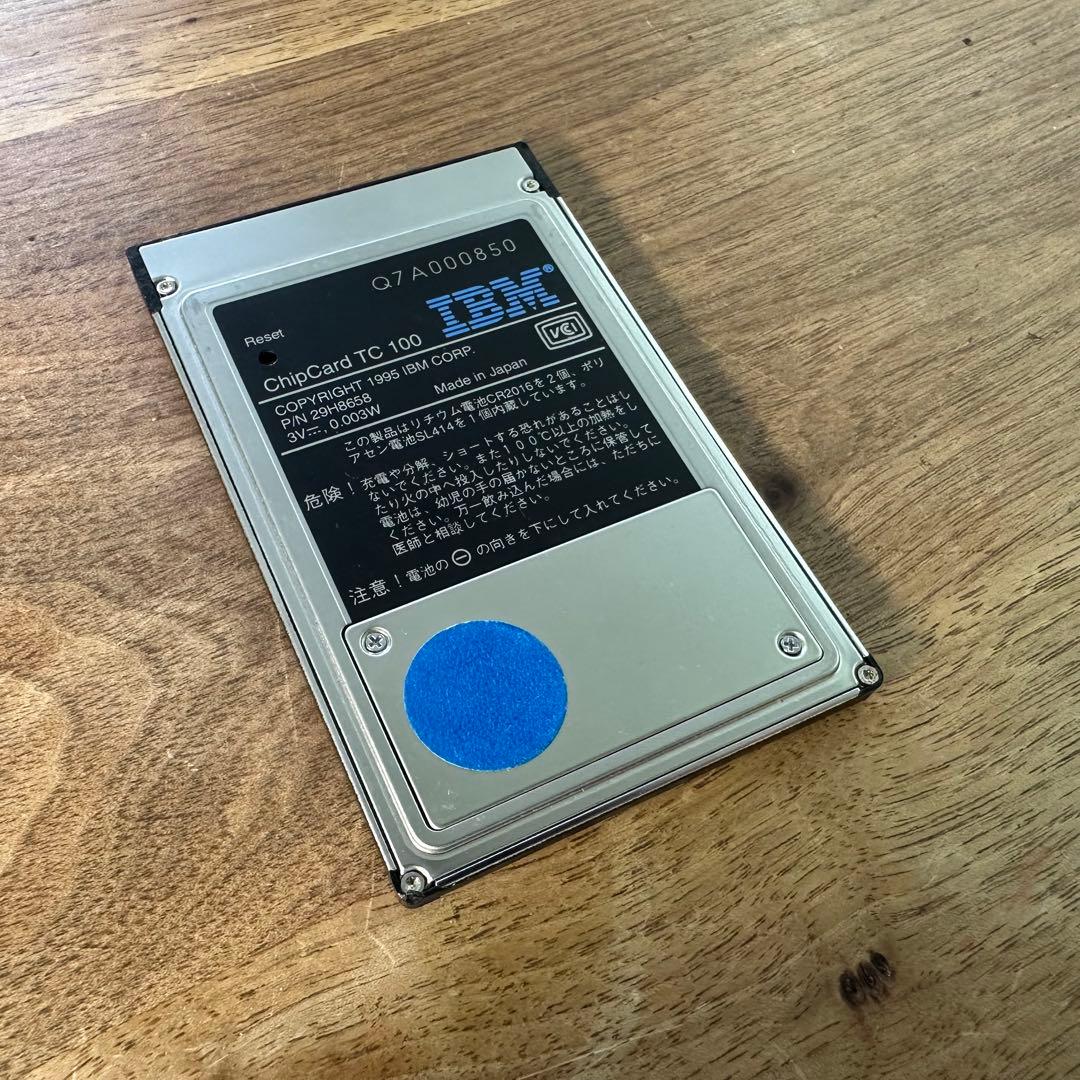 IBM ChipCard TC-100（PCカード型簡易PDA） - メルカリ