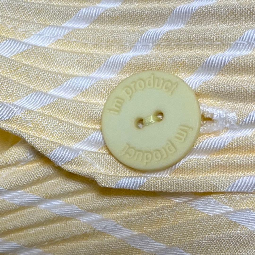 ISSEY MIYAKE im product 新品プリーツエプロン イエロー