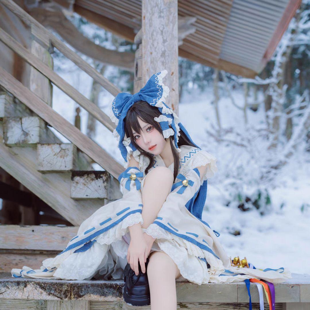 森森仙 東方プロジェクト 博麗霊夢 青霊夢 コスプレ衣装 東方PRO