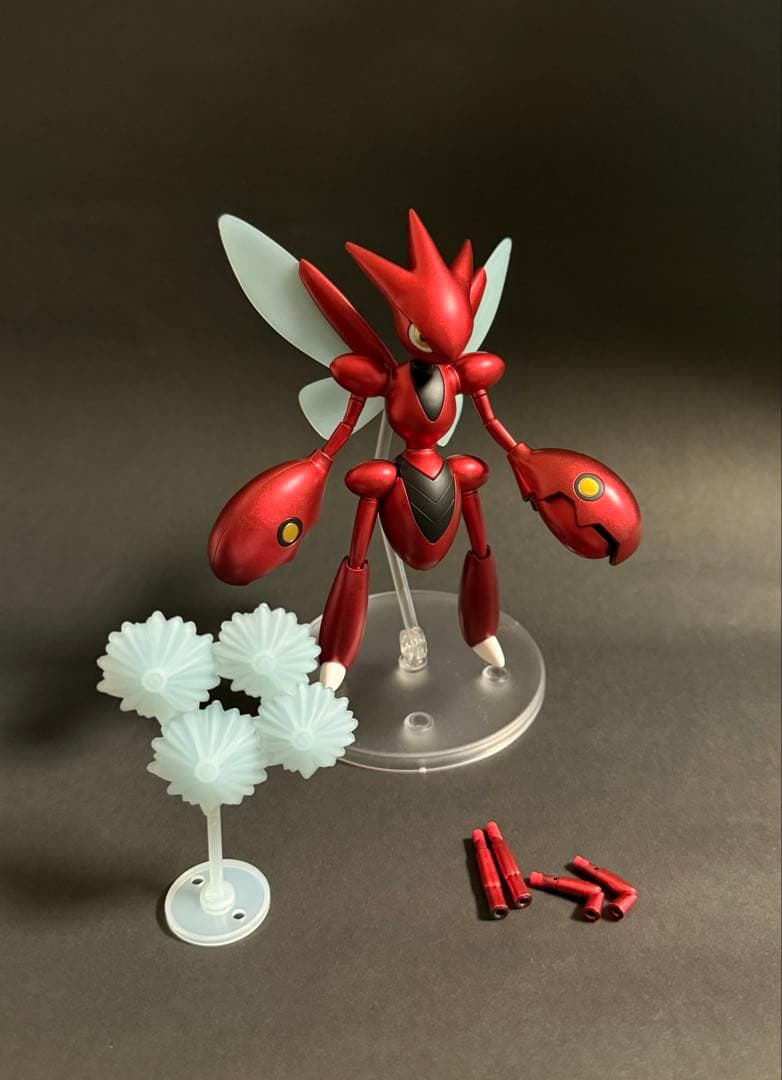 ピース様専用・製作依頼】ポケプラ ハッサム 通常色&色違い 塗装済み