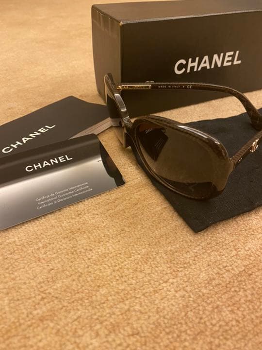 CHANEL】ココマーク サングラス ブラウン 5244-A マトラッ