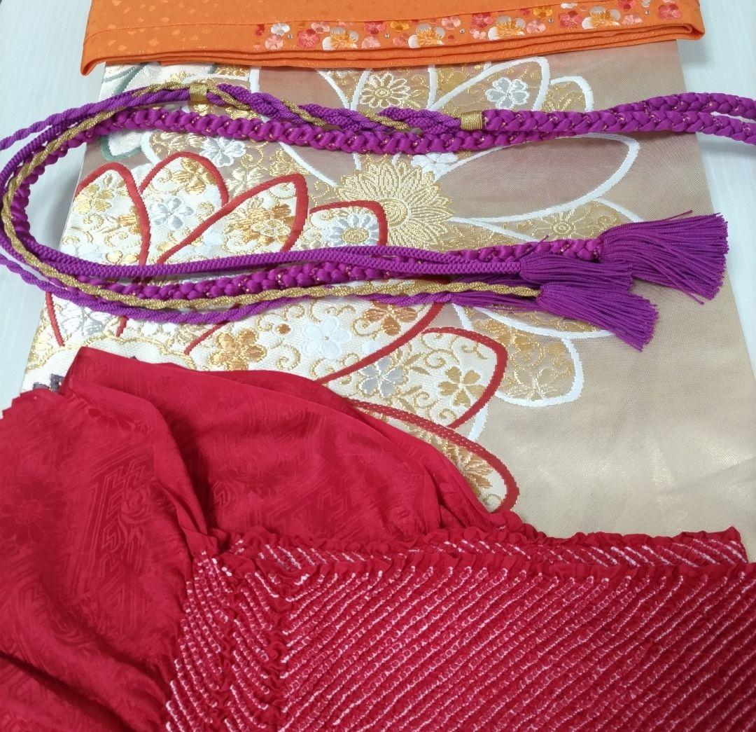 upi様 402.振袖7点セット 正絹 フルセット 成人式 - メルカリ