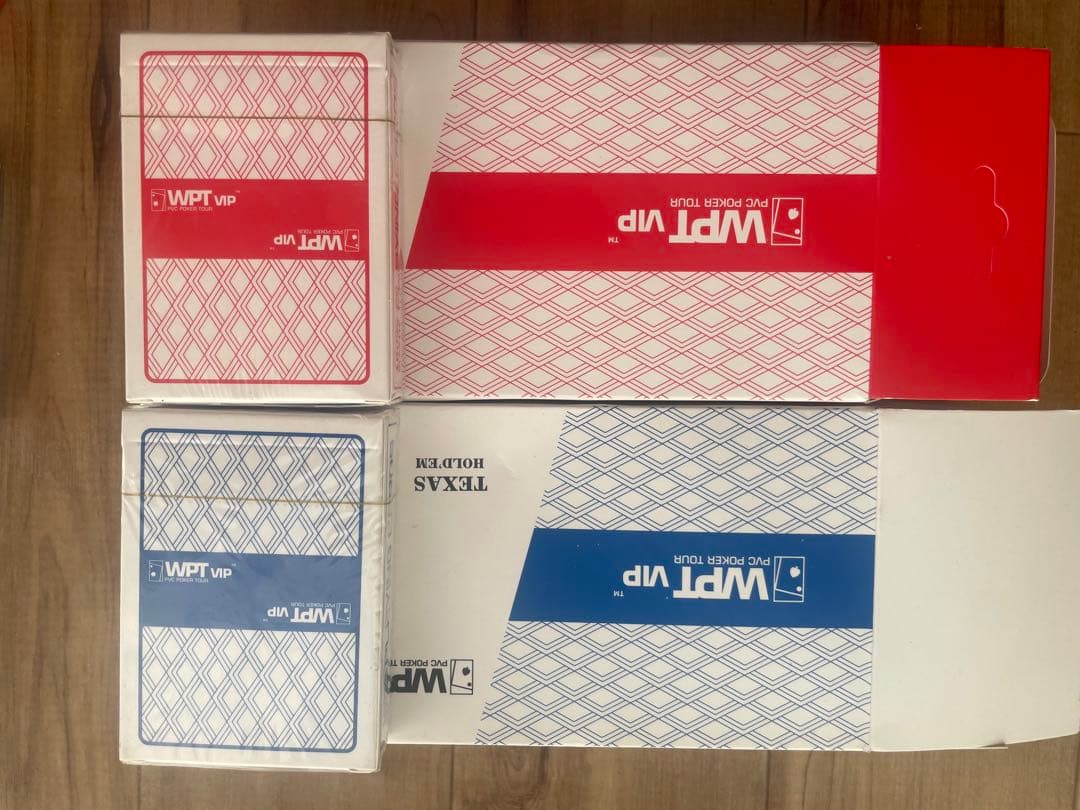 トランプ　ポーカー専用　WPT専用　赤青セット　10個ずつ Amazon.co.jp: CLUB WPT ポーカー用プラスチックトランプ 100