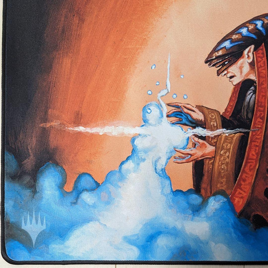 【未使用】マナ漏出　世界限定100枚プレイマット　＆　ピンズ　セット