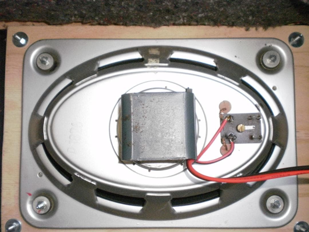 isophon P1826楕円ユニット使用 自作木製ブックシェルフスピーカー