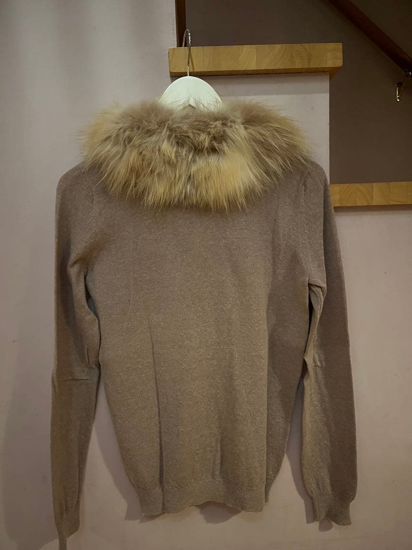 Blumarine♡ブルマリン♡フォックスファー♡カーディガンブルマリン