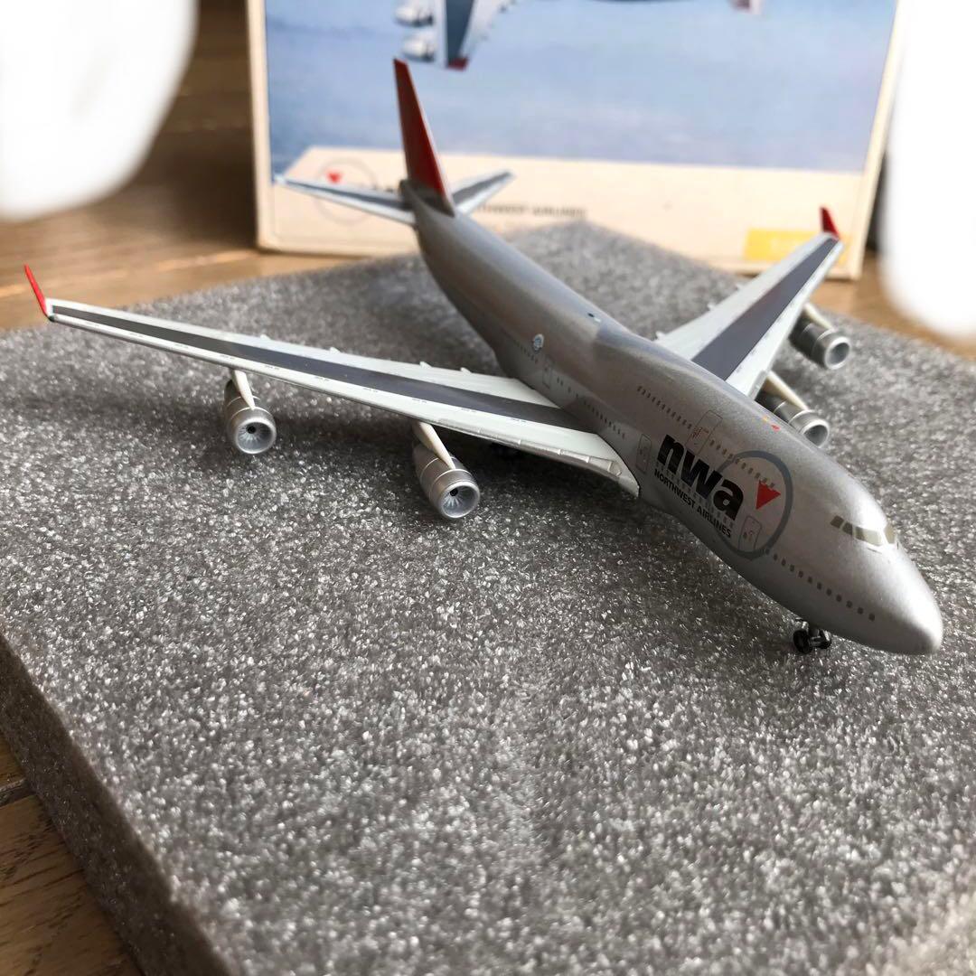 herpa 1/400ノースウエスト航空ボーイング747-400 - メルカリ