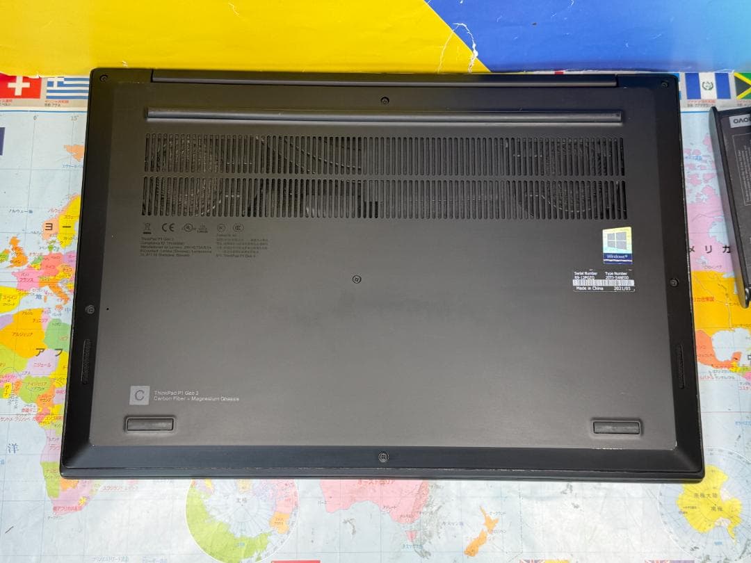 極美品 32GB・1TB レノボ P1 Gen3 T1000搭載 15.6型 - メルカリ