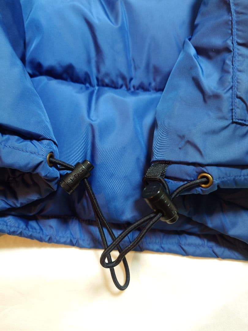 90s エルエルビーン LLBean 青 ダウンジャケット 刺繍ロゴ - メルカリ