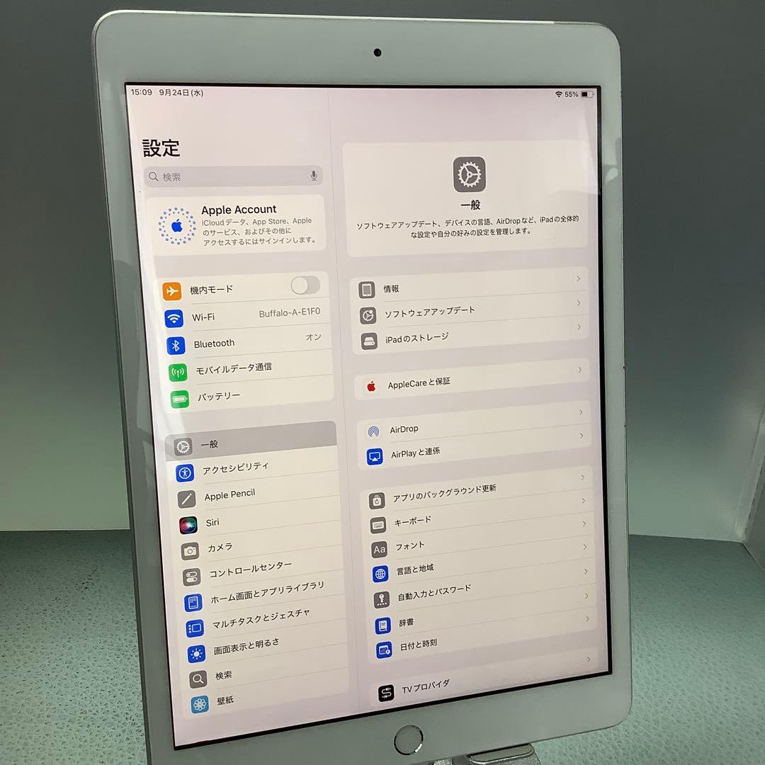 iPad 第7世代32G wifi+sim AU バッテリー100％1回