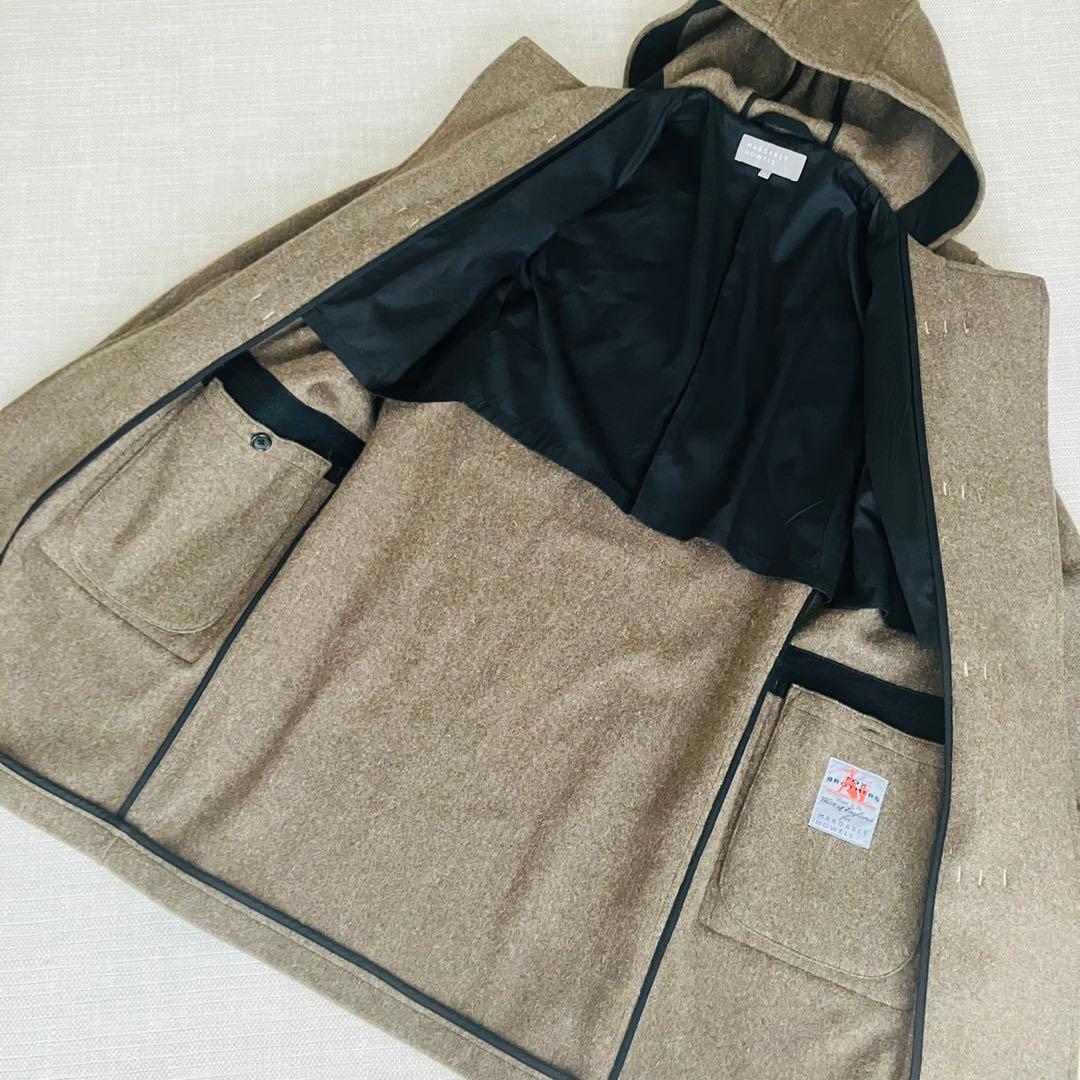 美品】マーガレットハウエル FOX brothers ダッフルコート オリーブ