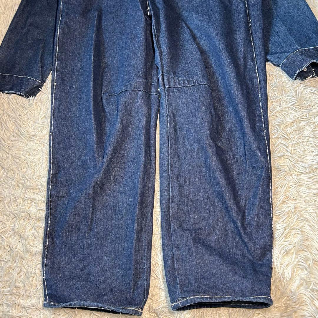 美品 WEST SIDE デニム ツナギ オールインワン XL 濃紺 bboy - メルカリ
