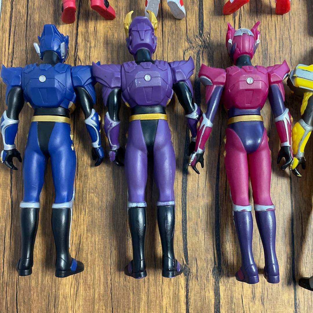 KONAMIコナミ超星神グランセイザー ソフビ人形12体セット - メルカリ