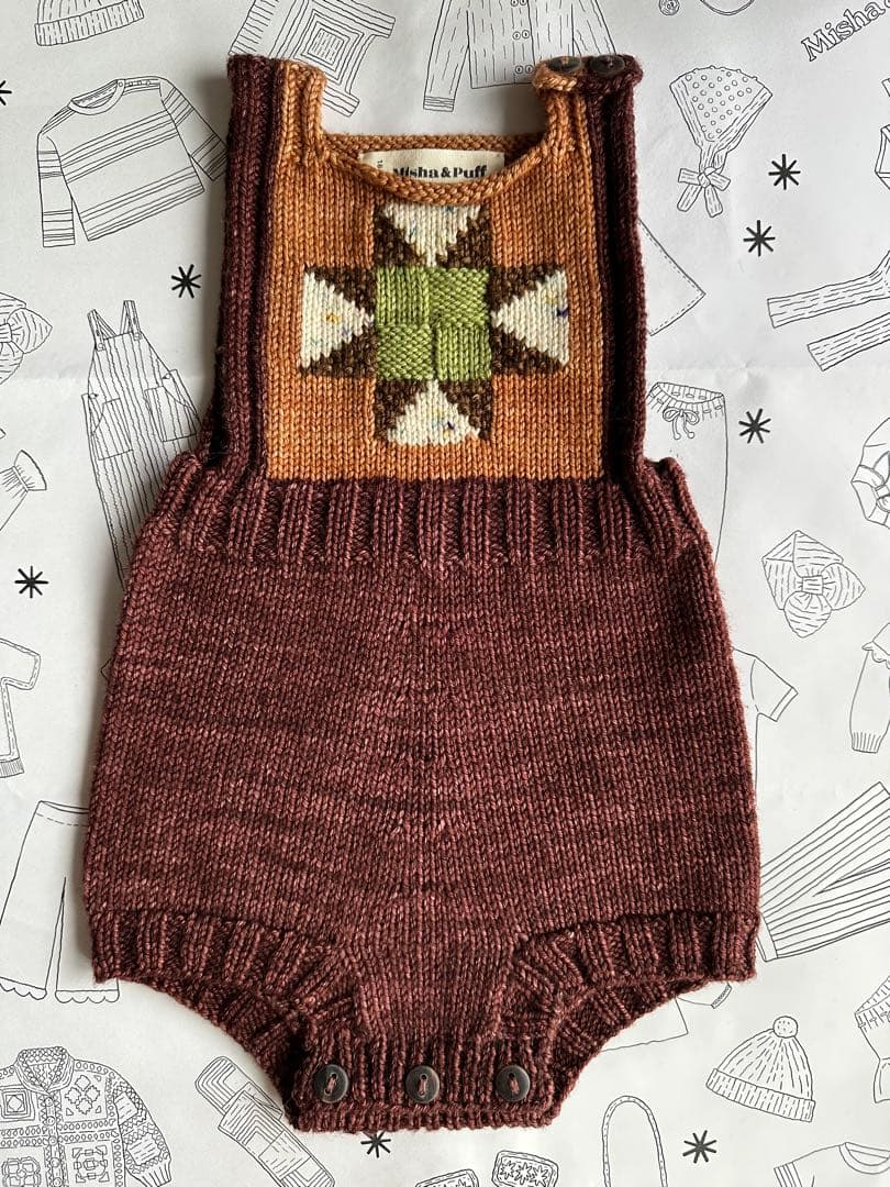 Misha & Puff ニットロンパース 18-24m Misha&Puff】 ロンパース 18-24m - メルカリ