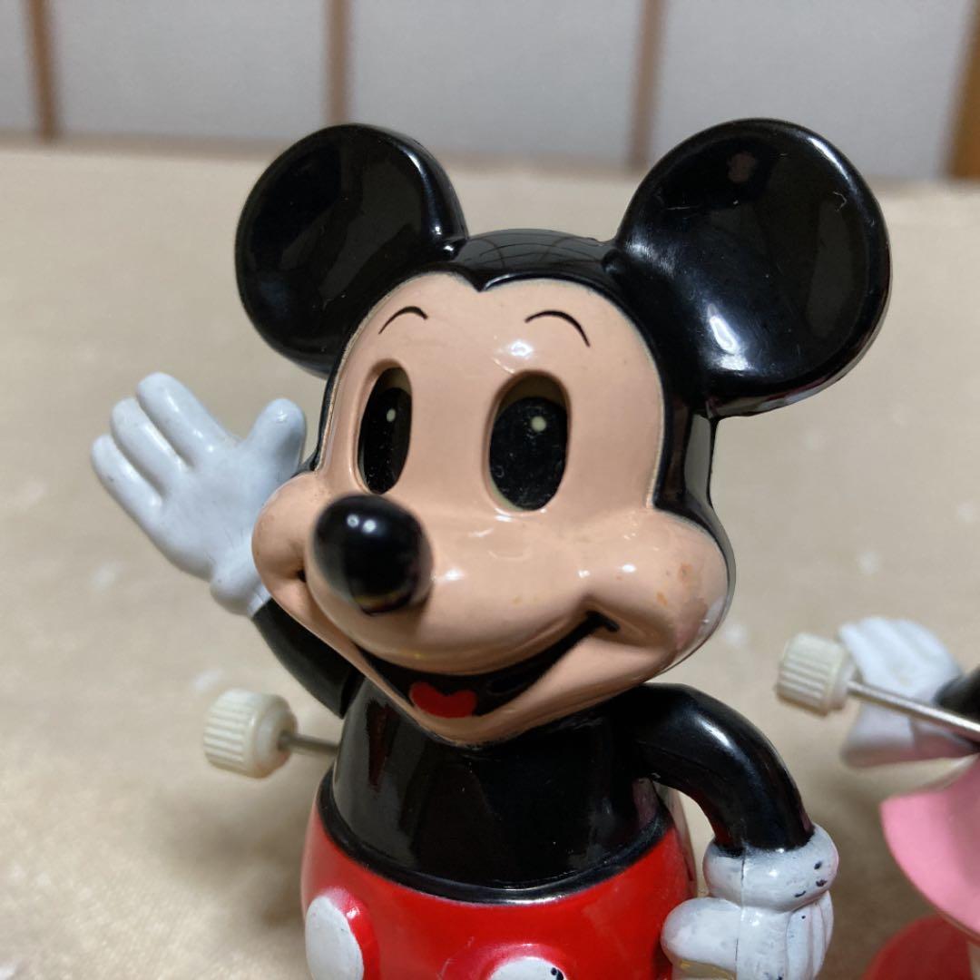 ミッキーマウス&ミニーマウス レトロぜんまい人形 - メルカリ