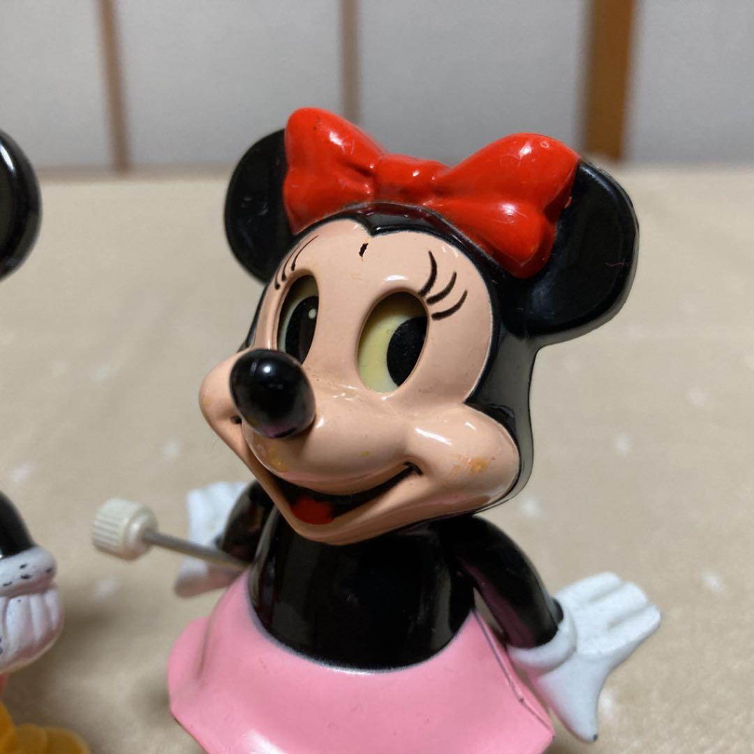 ミッキーマウス&ミニーマウス レトロぜんまい人形 - メルカリ