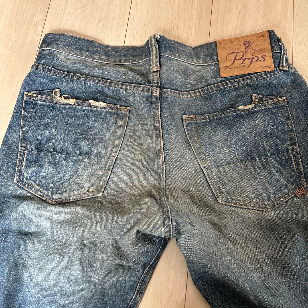 PRPS ダメージデニム 32インチ ベッカム ジーパン - メルカリ