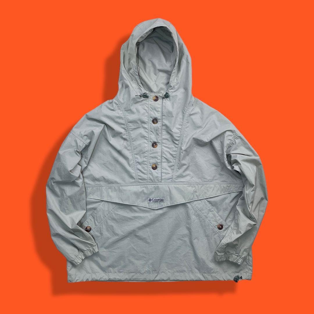 90s コロンビア コットンウッドプルオーバー ナイロンアノラック