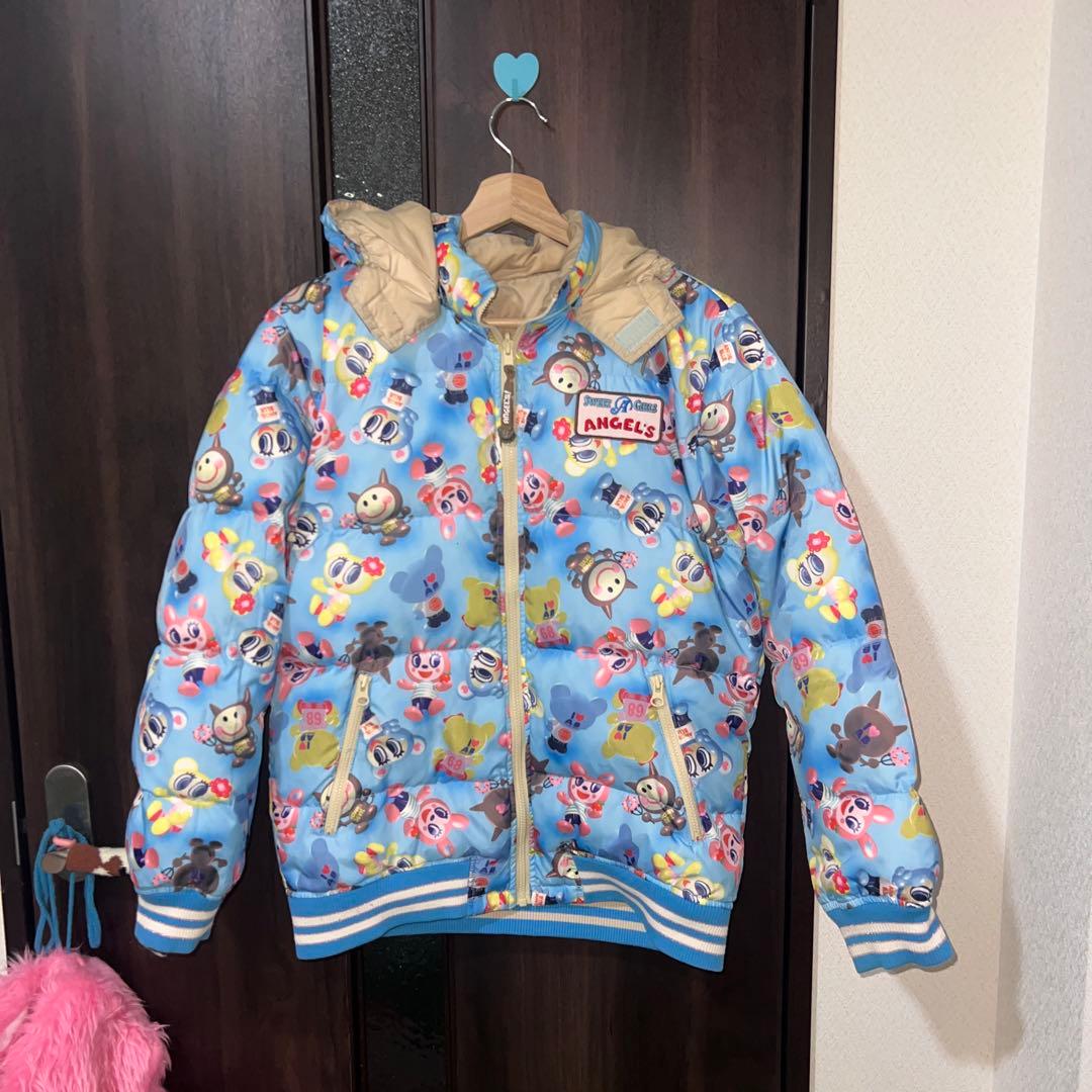 激レア！ エンジェルブルー なかむらくん リバーシブル ダウン Lサイズ