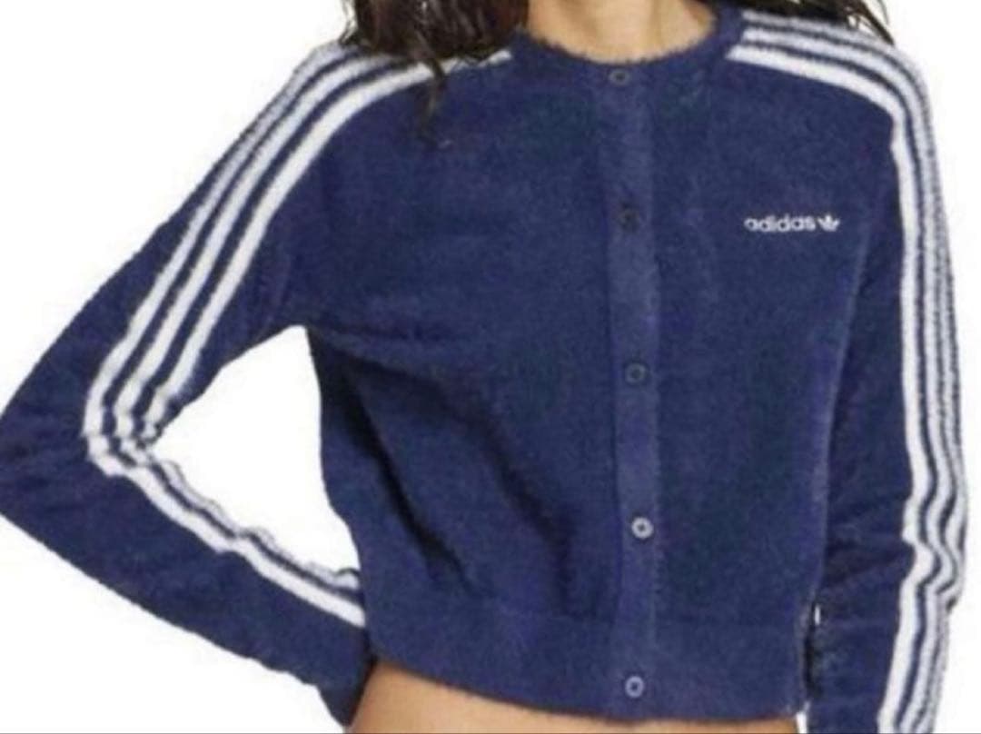 adidas originals フラッフィーニットカーディガン　Lサイズ SHEL'TTER SELECT | 【adidas Originals】フラッフィー ニット