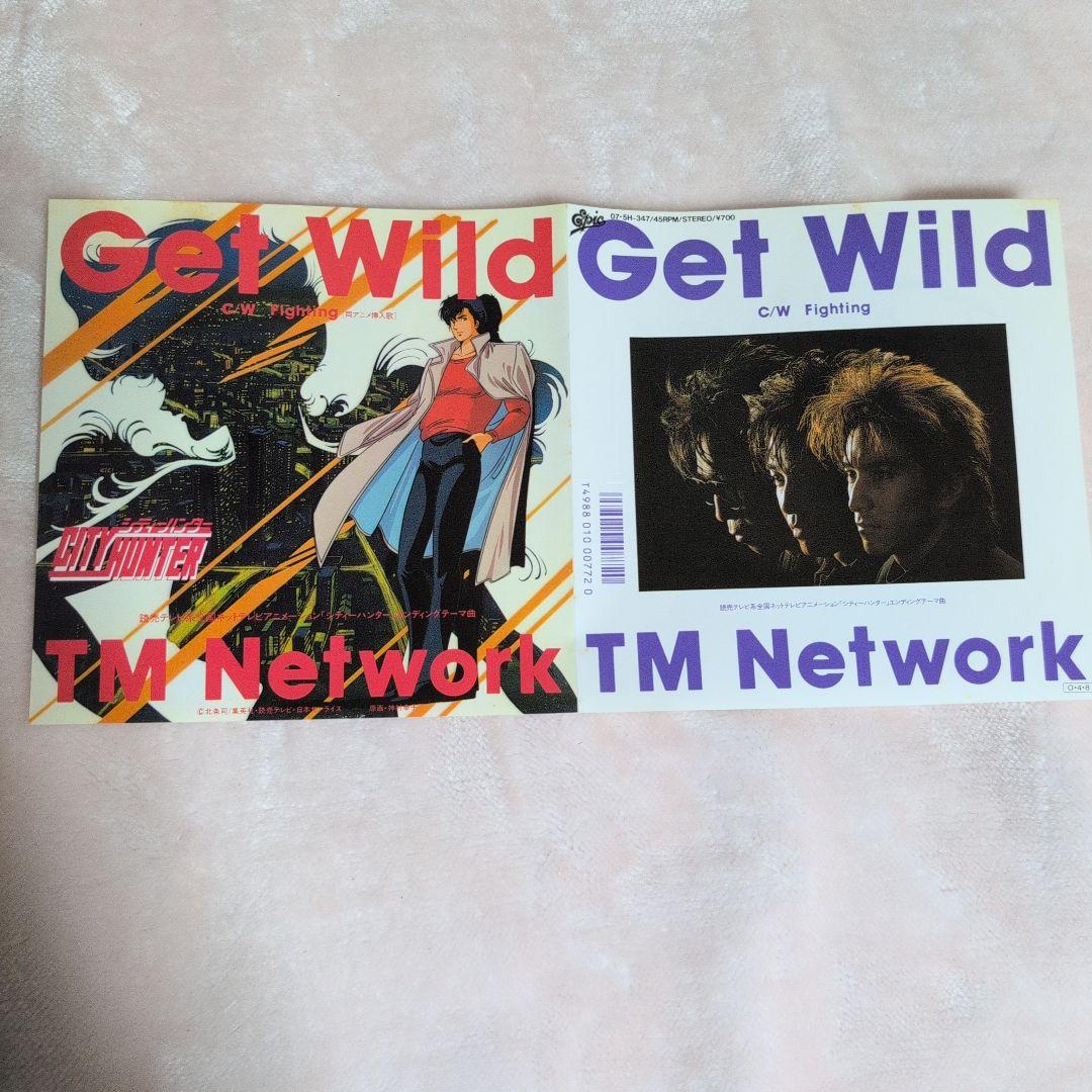 シティーハンター/Get Wild シングルレコード盤(TM Network) - メルカリ