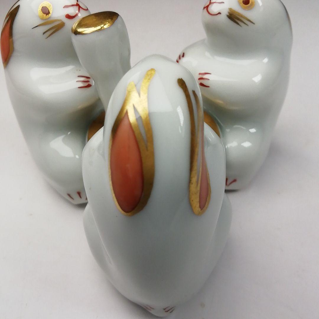 W49 蓋置 『三ツ兎 蓋置』『高野昭阿弥 造』 共箱 茶道具 - メルカリ