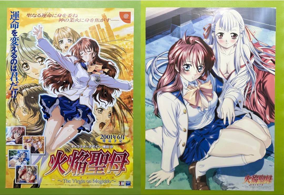 非売品 ドリームキャスト 火焔聖母 告知＆販促ポスター 2枚 Amazon | 火焔聖母~The Virgin on Megiddo~ | ゲームソフト