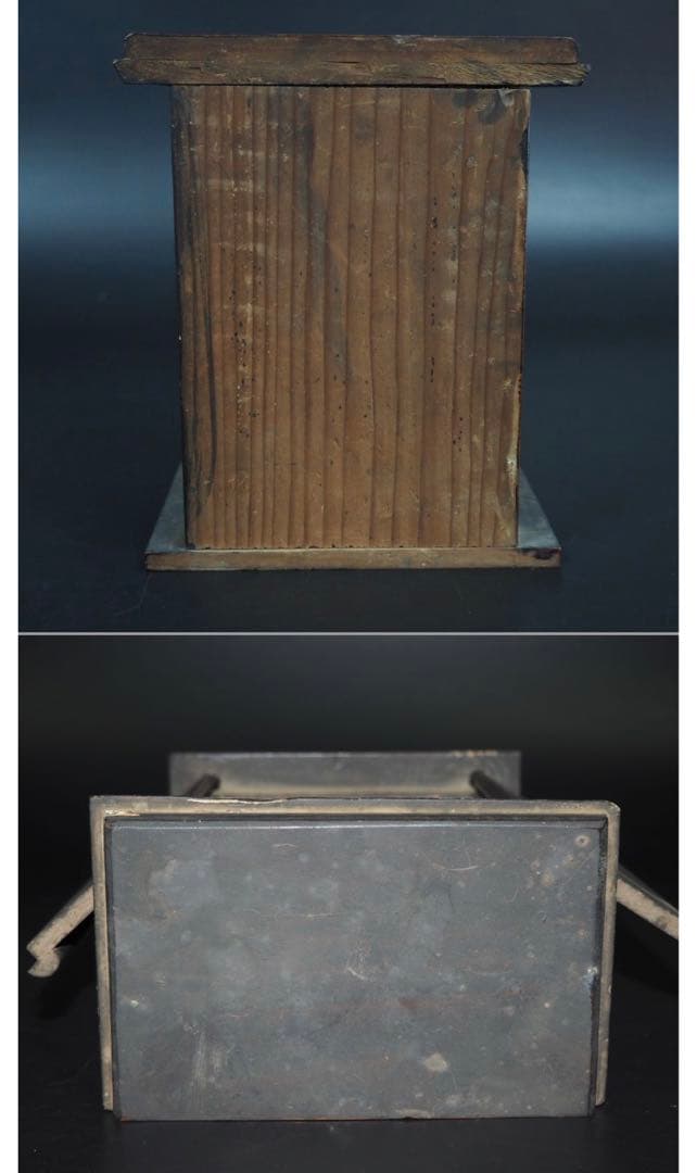 猪飼正徳送料無料　江戸時代　木彫清正公像・厨子　仏教美術