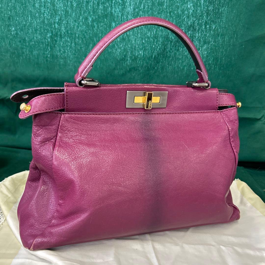 146-28 FENDI 中古 2wayバッグ ショルダーバッグ 楽天市場】フェンディ FENDI ハンドバッグ 2WAY ショルダーバッグ