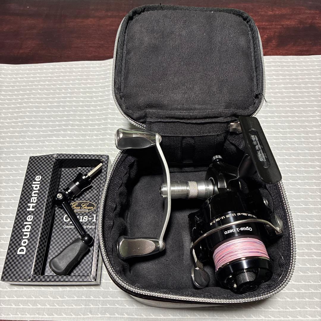 オーパス1 ネロ スピニングリール ダブルハンドルとオーパス1 の2点