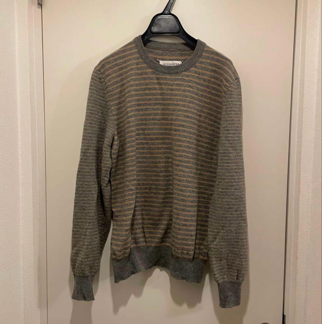 2007AW メゾンマルタンマルジェラ 本人期 ボーダーニットセーター Lサイズ 2007AW メゾンマルタンマルジェラ 本人期 ボーダーニットセーター L