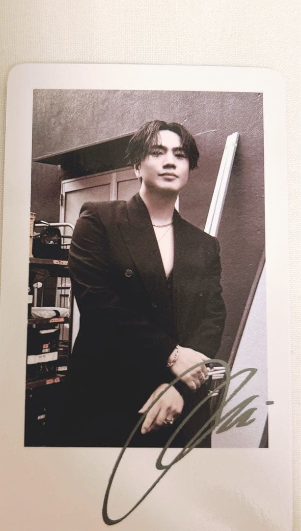 ØMIタワレココラボカフェ 特典サイン入りトレカフォトカ登坂広臣