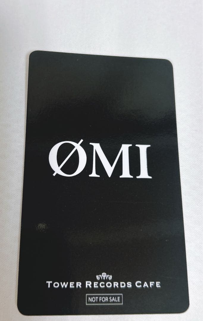 ØMIタワレココラボカフェ 特典サイン入りトレカフォトカ登坂広臣