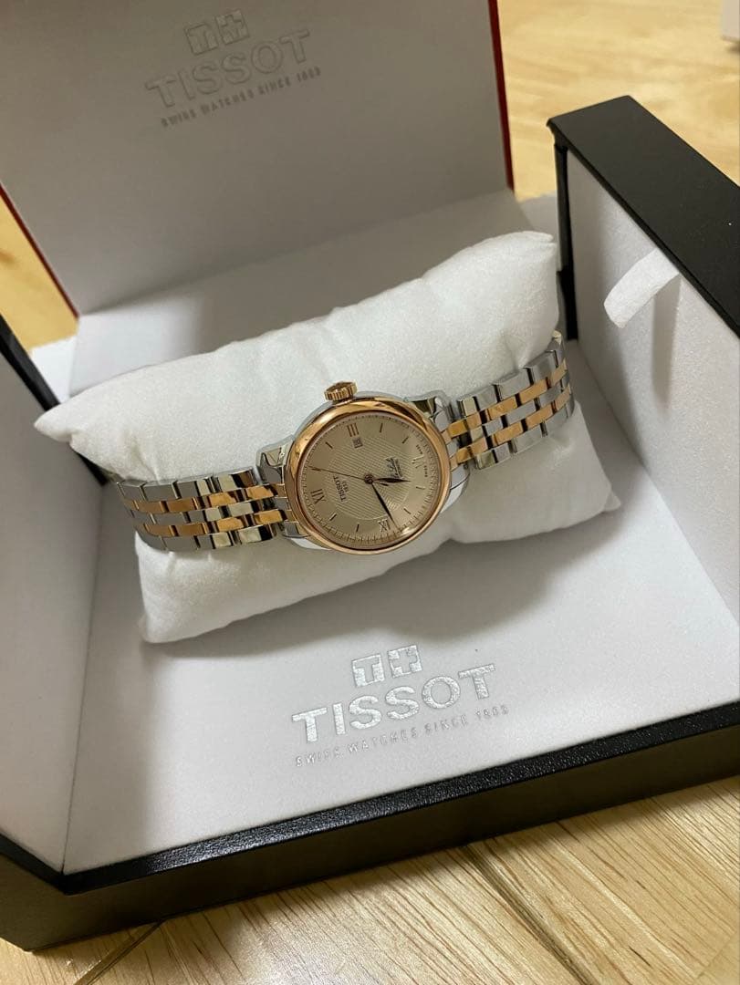 Tissot 自動巻き時計 シルバー/ローズゴールド TISSOT（ティソ） T1374073304100 TISSOT PRX メカニカル 機械式自動