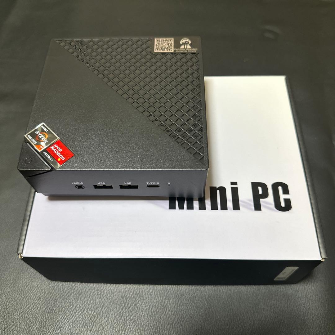 ミニPC NiPoGi Mini PC ryzen 7 5700u 32/ 512gb NiPoGi Mini PC AMD Ryzen 7 5700U (up to 4.3GHz, 8C/16T), 16GB RAM