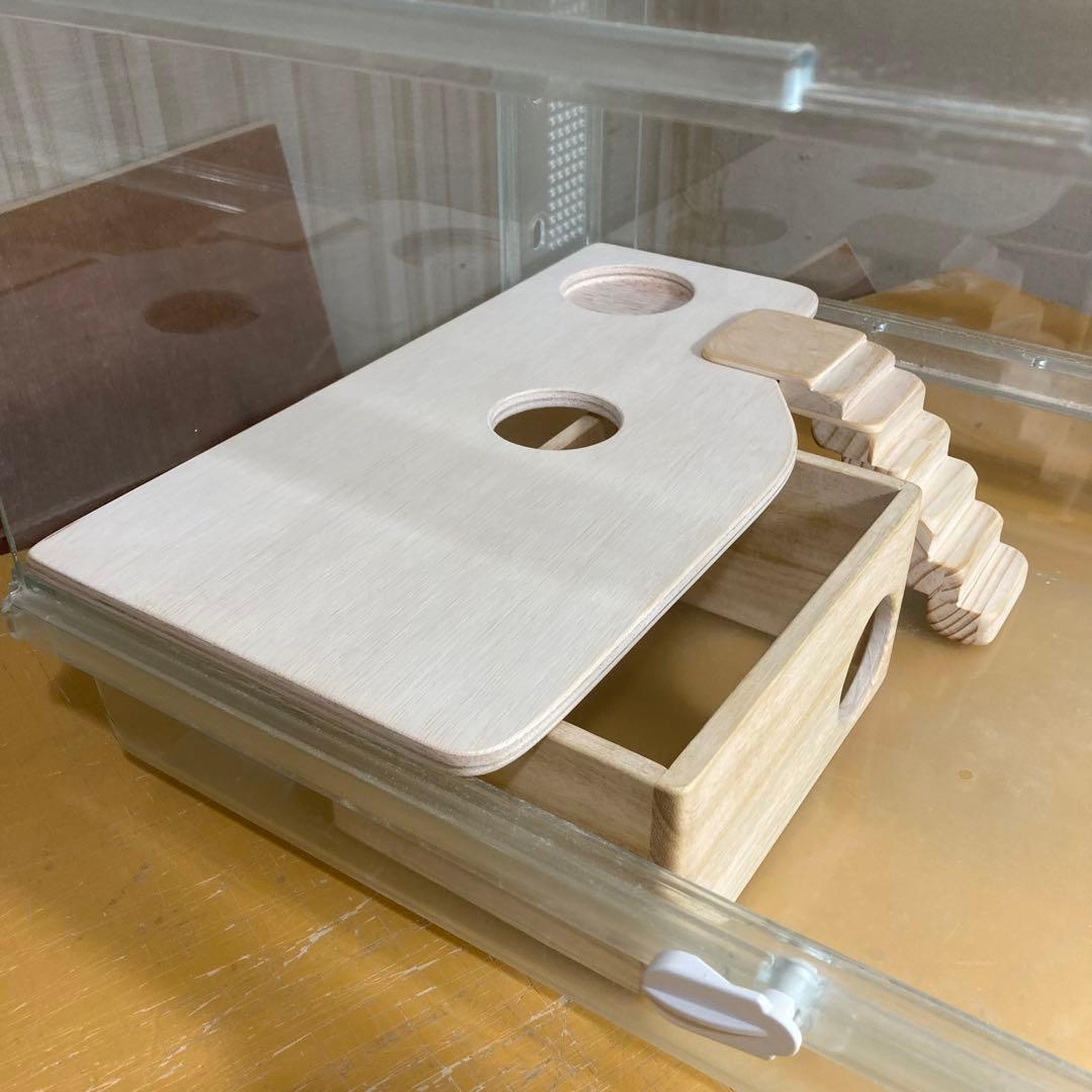 jun様確認用 ハムスター グラスハーモニー600用 ロフト巣箱 (ルーミィ