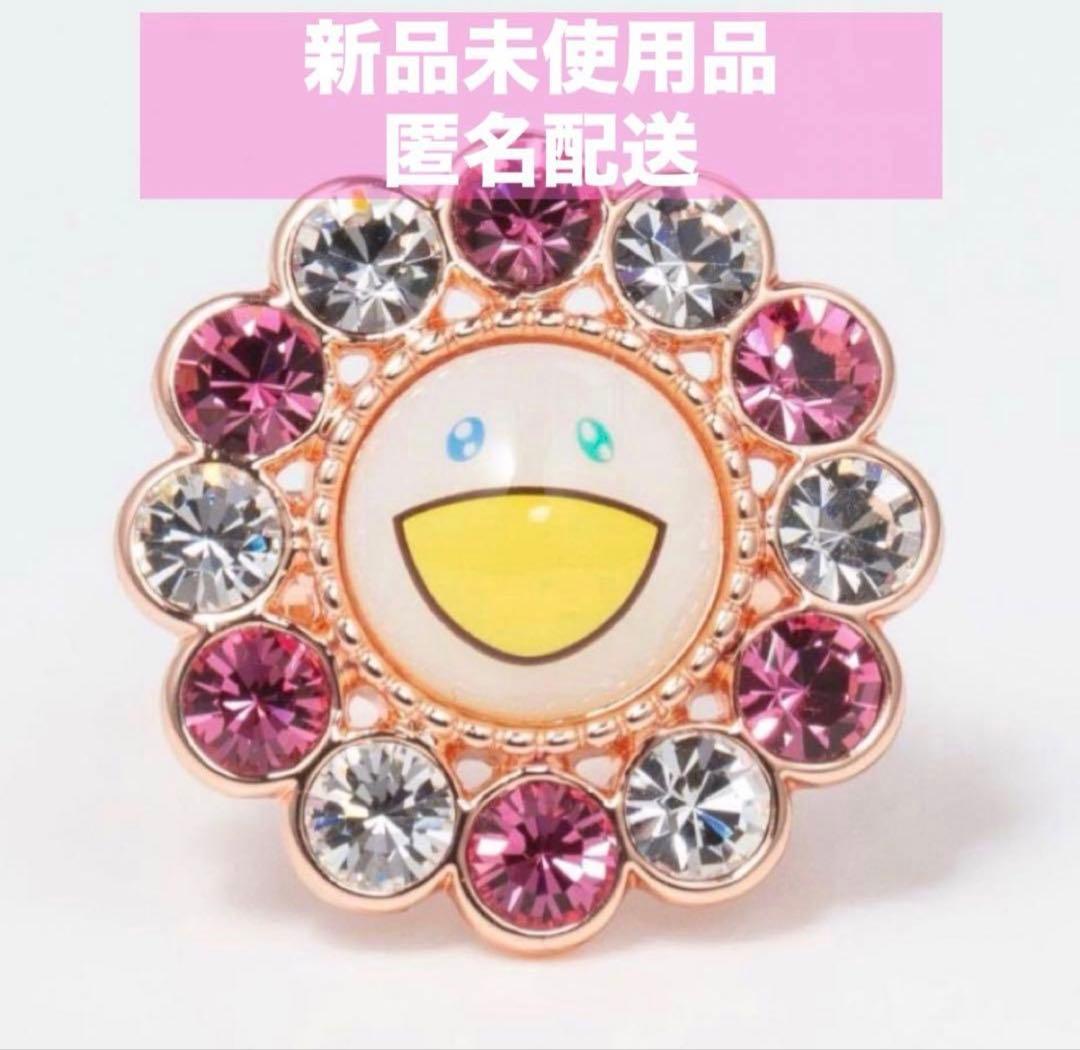 カイカイキキ 村上隆 フラワーピンズ ピンクxホワイト ピンバッジ