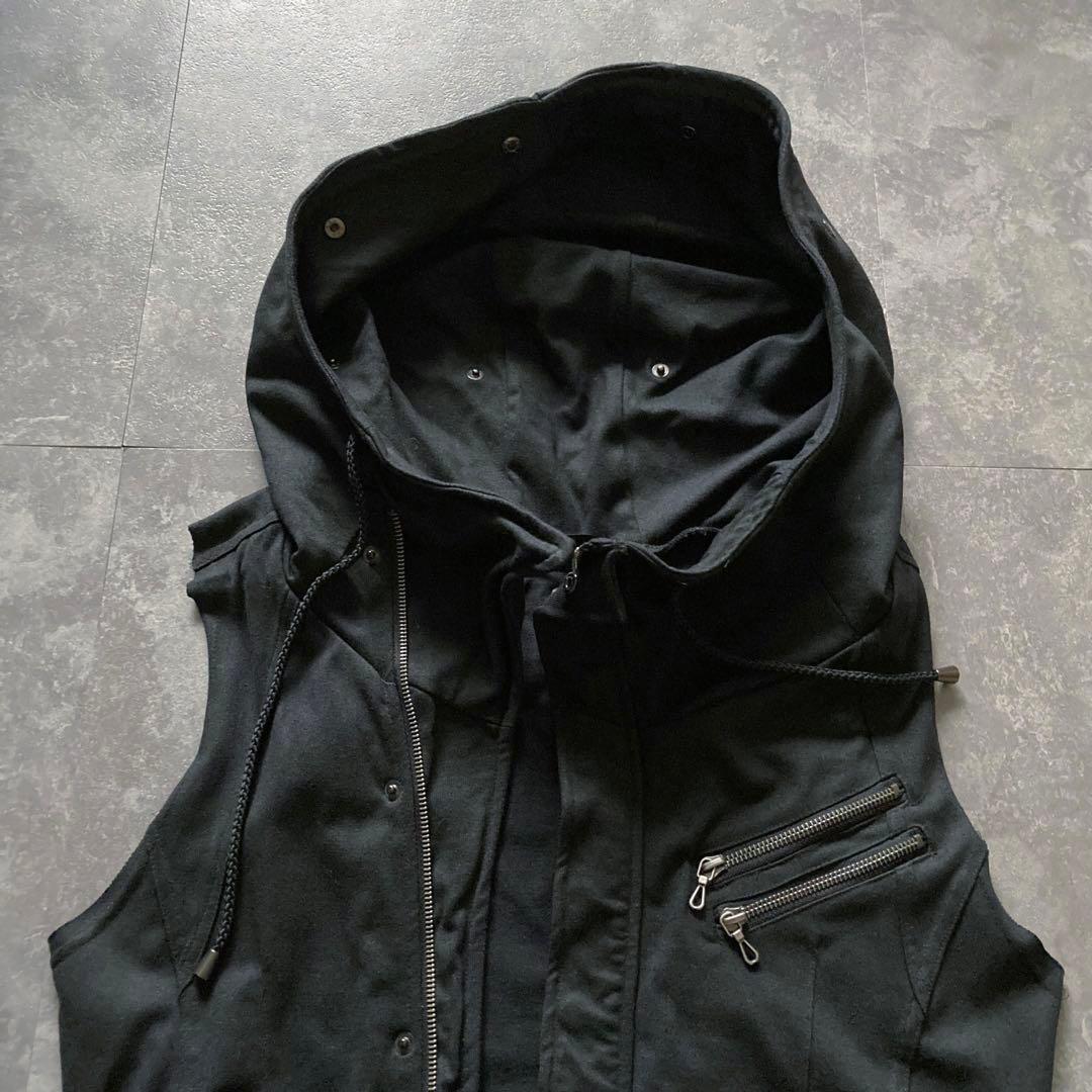 00s FUGA アーカイブ ギミック ビッグフードベストY2Kパンク グランジ