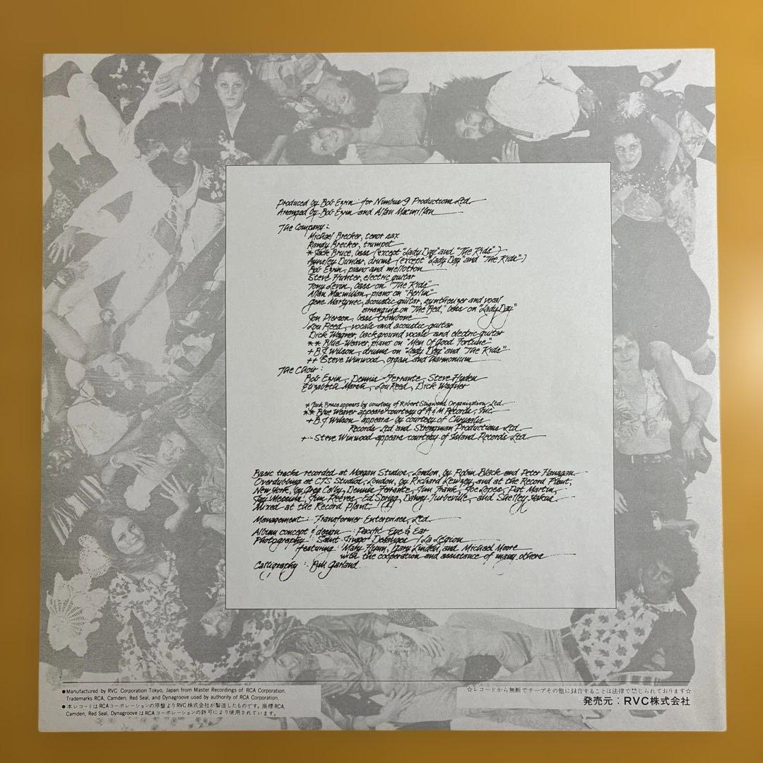 ベルリン/ルー・リード 国内盤レコード 別解説・歌詞カード付き1974年