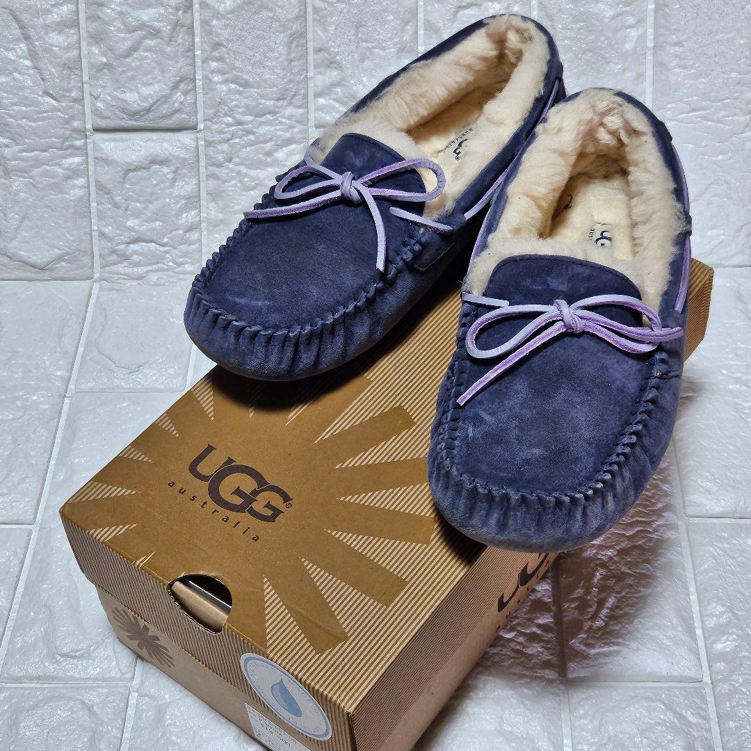 希少カラー❗UGG アグ ダコタ モカシン ムートン 25cm パープル PCT