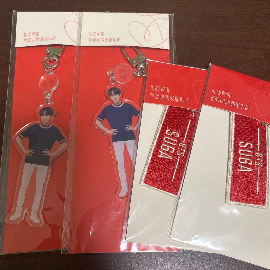 BTS LYS SUGA ユンギ アクリルキーリング ネームタグ - メルカリ