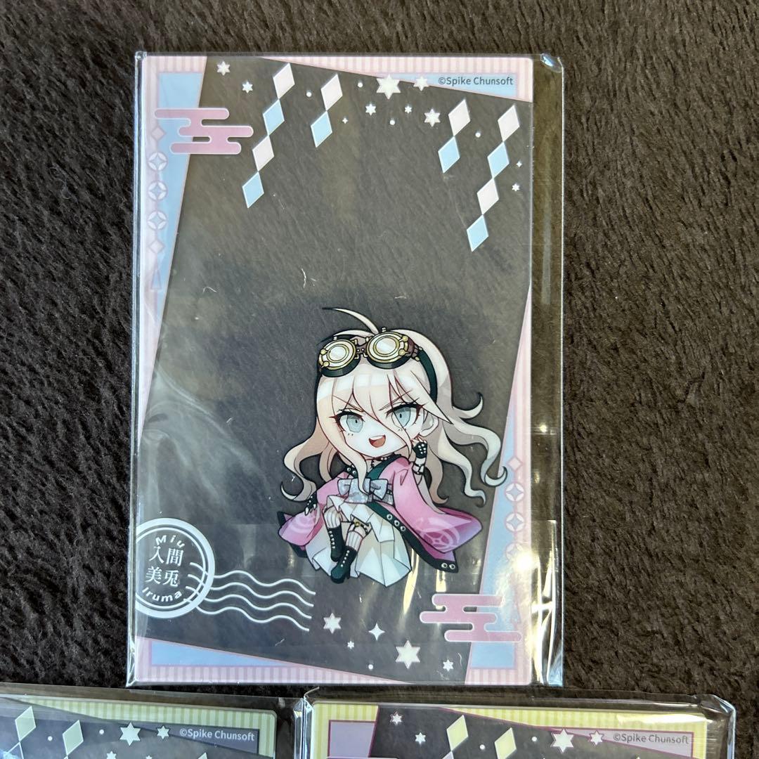 入間美兎 東条斬美 赤松楓 ダンガンロンパ アクリルクリアカード 大正