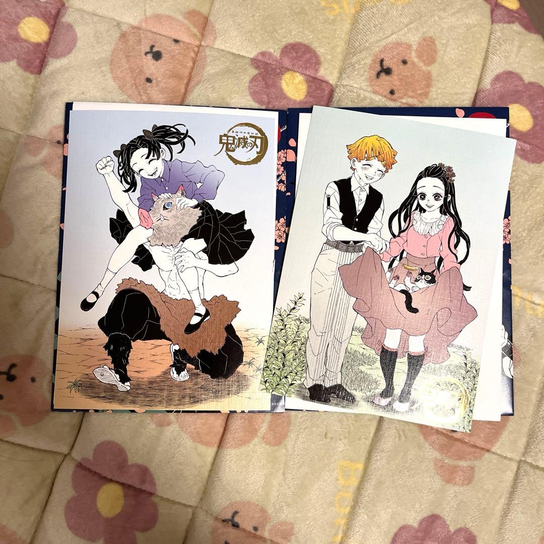 鬼滅の刃吾峠呼世晴原画展 箔押しイラストカードコレクション - メルカリ