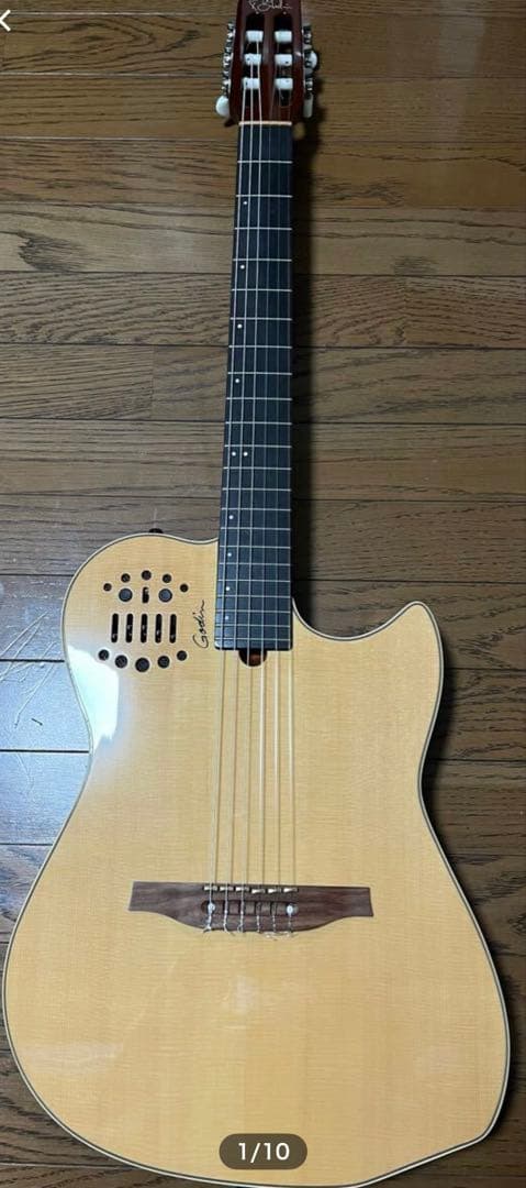 美品 Godin(ゴダン) Multiac Nylon SA(エレガット) Godin ゴダン Multiac Nylon Encore Natural SG ナイロン弦 エレガット