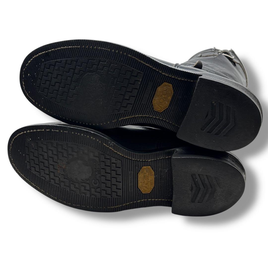 90's□Chippewa【27.0】エンジニアブーツ ブラック 黒 廃盤モデル