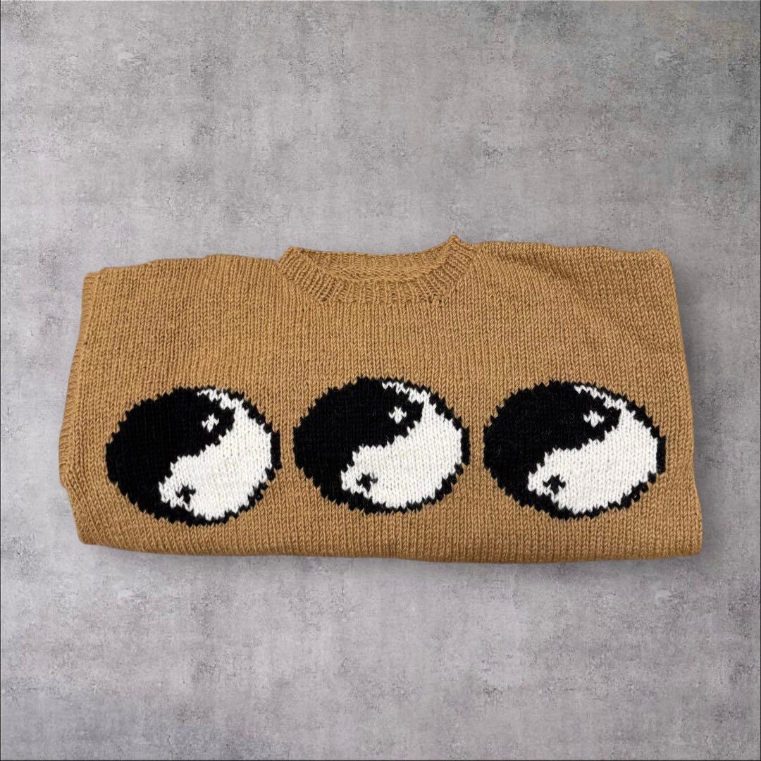 Macmahon knitting millsマクマホン 陰陽マーク ニットの通販｜beswd.com