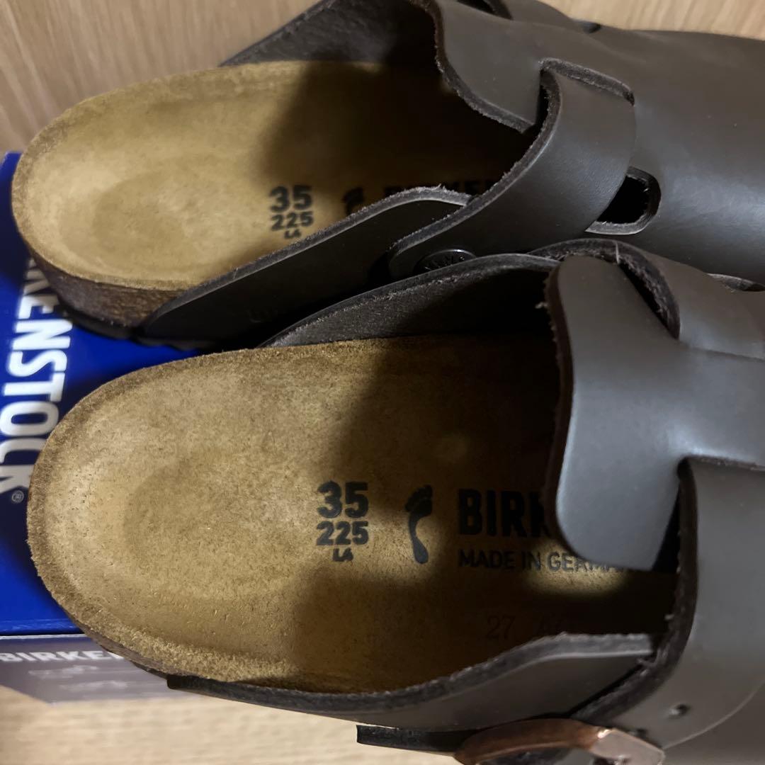 新品 ビルケンシュトック ボストンレザーサンダル35 22.5cm