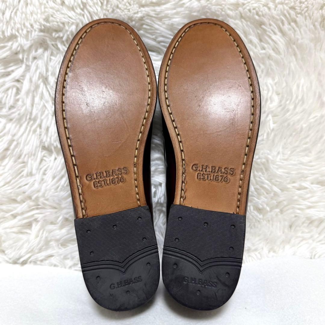 極美品 G.H.BASS キルト タッセル ローファー 41020 ESTHER