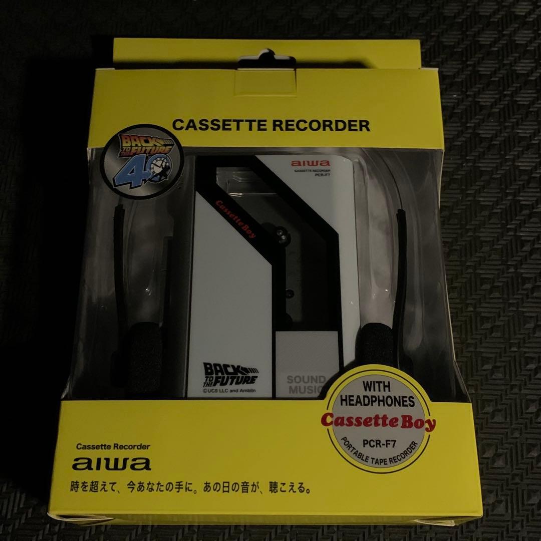 aiwa カセットプレイヤー PCR-F7 BACK TO THE FUTURE - メルカリ